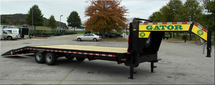 Gooseneck flat bed trailer for sale14k  Hyde County,  North Carolina